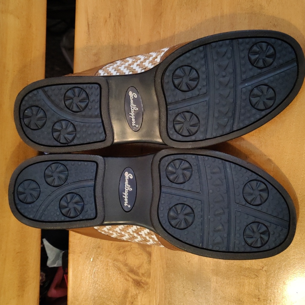 Sandbaggers Charlie Women's Golf Shoes Brown Size 10 - Picture 10 of 12